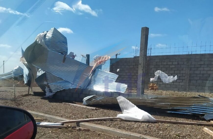 Continúa el alerta amarillo por fuertes vientos para este martes