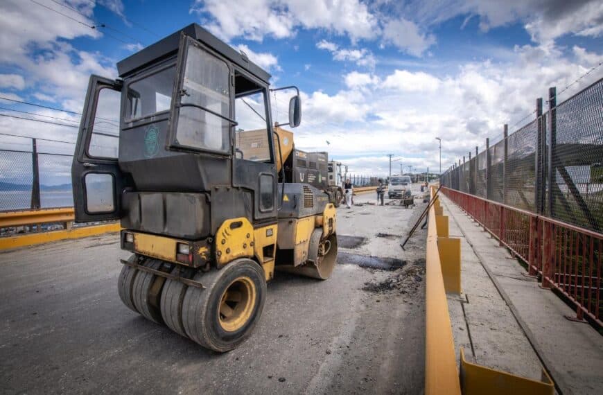 Ushuaia: El puente de Héroes de Malvinas permanecerá cerrado durante 48 horas