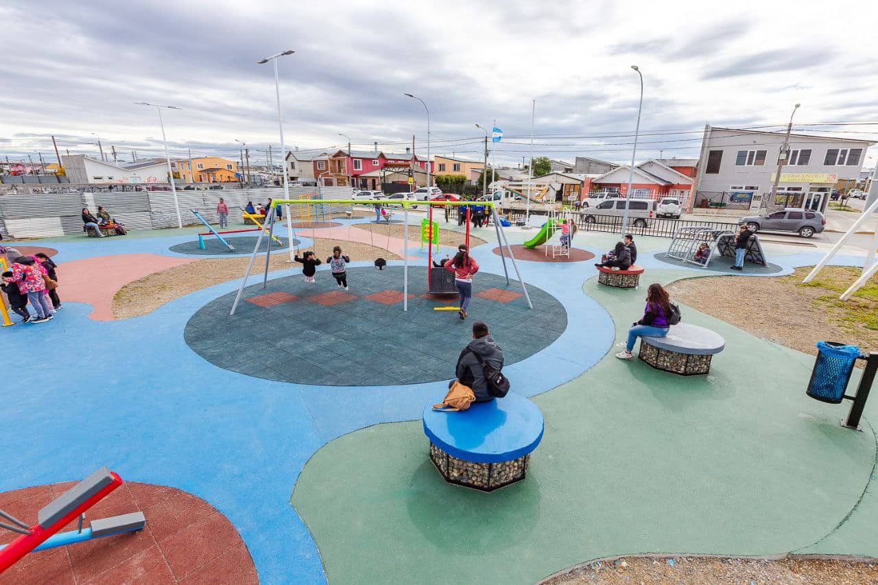 Se inauguró una nueva plaza en Río Grande