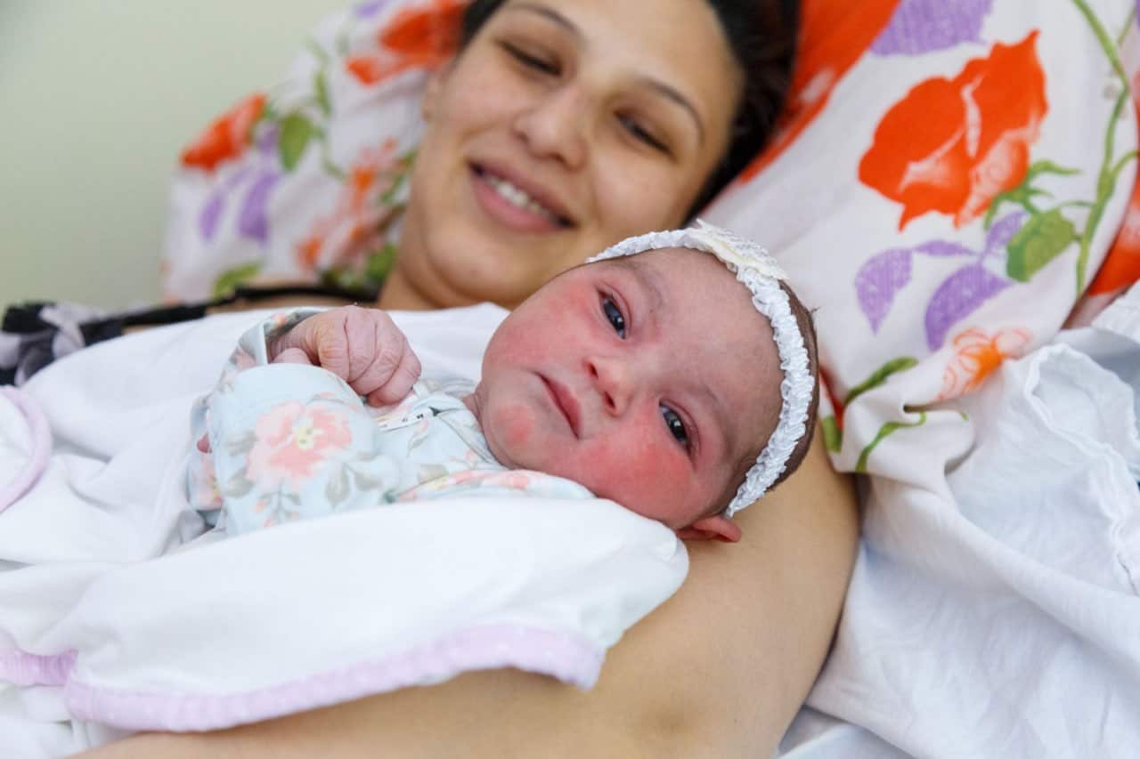 Julieta Mishel González, el primer nacimiento del año en Tierra del Fuego