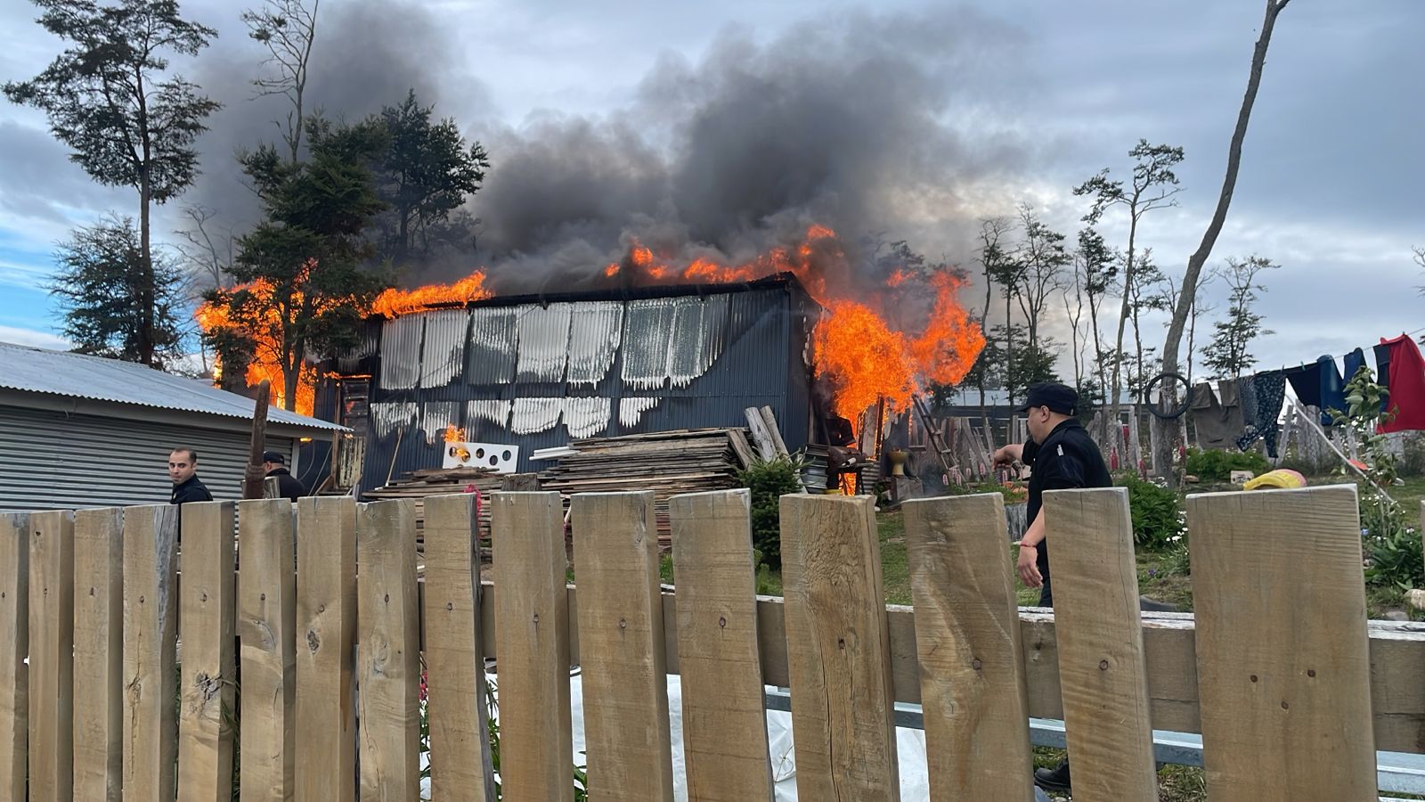 Incendio en una vivienda en Tolhuin