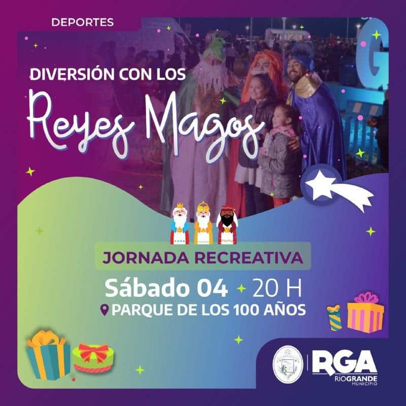 Los Reyes Magos visitarán esta noche el Parque de los 100 Años