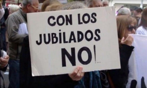 Este miércoles habrá una nueva marcha de jubilados