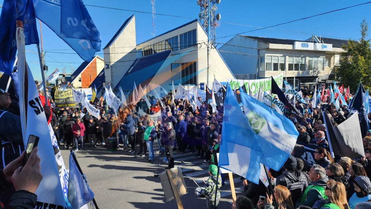 Paro Nacional de la CGT: Río Grande se movilizó